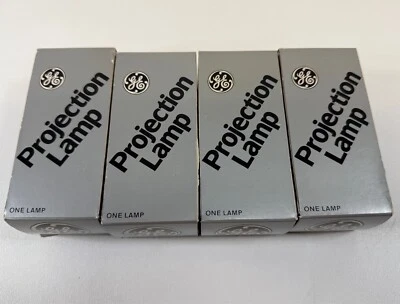 Lote de 4 bombillas de proyección de repuesto vintage GE CAR 150W 120V NOS Foto 1 de 4