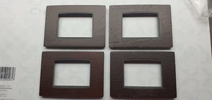 4 PLACCHE VIMAR EIKON IN LEGNO A 3 MODULI COLORE WENGE AFRICANO COD.20653.31 - Bild 1 von 1