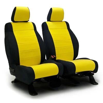 Fundas de asiento delanteras y traseras de neopreno genuinas premium a medida para Jeep Wrangler JK Foto 1 de 4