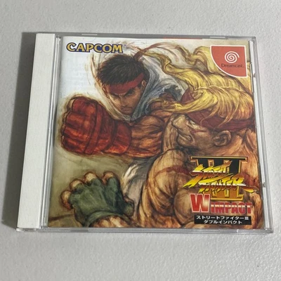 Street Fighter III Double Impact Capcom (Sega Dreamcast 1999 Game) T-Teen Japan - Image 1 of 4
