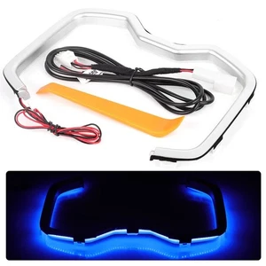 Ice Blue Cup Holder LED Ambient Light Car Accessories For Toyota RAV4 2020-2021 - Picture 1 of 8