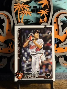TOMOYUKI SUGANO RC Debut Sandglitter 2025 Topps Update US55 Baltimore Orioles - Picture 1 of 1