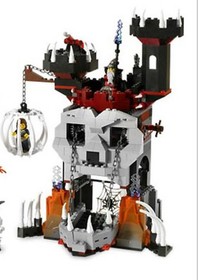 LEGO Castle: Skeleton Tower (7093) Just Complete Tower, No minifigs or animals