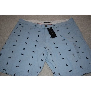 Tommy Hilfiger Shorts Herren Gr. 38 Khakis Chino flach blau maritim NEU ETIKETT - Bild 1 von 7