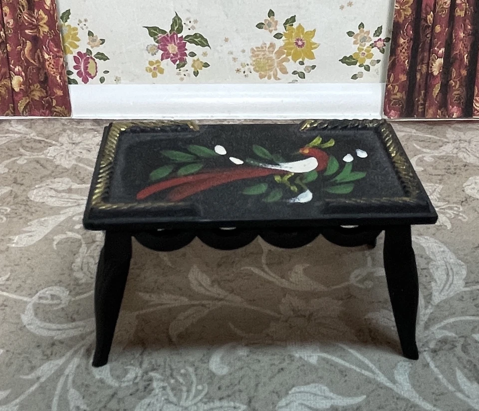 Renwal Pennsylvania Dutch COFFEE TABLE Vintage Dollhouse Furniture Ideal 1:16 - Image 1 of 4