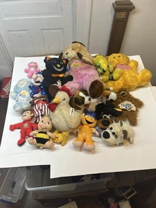 Vintage Stuffed Animal Lot Plush Hand Puppet New And Preowned - Picture 1 of 23