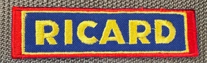 ECUSSON PATCH PUBLICITAIRE RICARD (ÉCU 86) - Picture 1 of 2