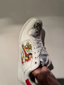 Ed Hardy 7829 Club Men’s Sneakers Size 10 Koi Dragon Tattoo Art New with Box - Picture 1 of 9