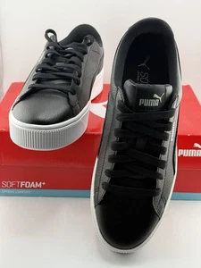 Puma Women Lace-Up Sneaker Slipper Sports Shoe Half Shoe Black Size 9 - Picture 1 of 10