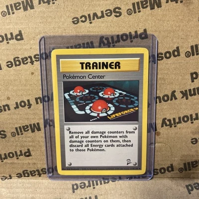 Pokemon BASE SET 2 Card 114/130 Trainer Pokemon Center - Image 1 of 2