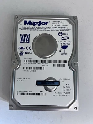 Maxtor DiamondMax 10 80GB 6L080L0 Hard Drive HDD-untested - Image 1 of 3