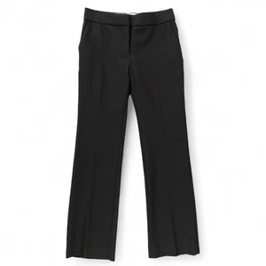 J Crew 365 Dress Pants Womens 8 Black Edie Straight Leg Work Stretch Career - Picture 1 of 14