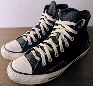Converse Chuck Taylor All Star Top Alto Floral Bordado Negro Talla 7 40 - Imagen 1 de 8