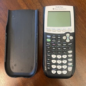 TI 84+ Texas Instruments Advanced Graphing Calculator with Cover Tested Black - Picture 1 of 6