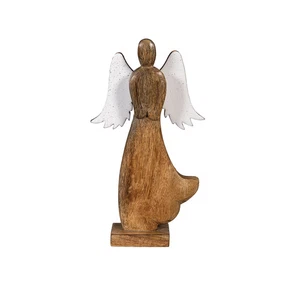 Nativity Table D?cor Angel Enamel Wood Set - Picture 1 of 5