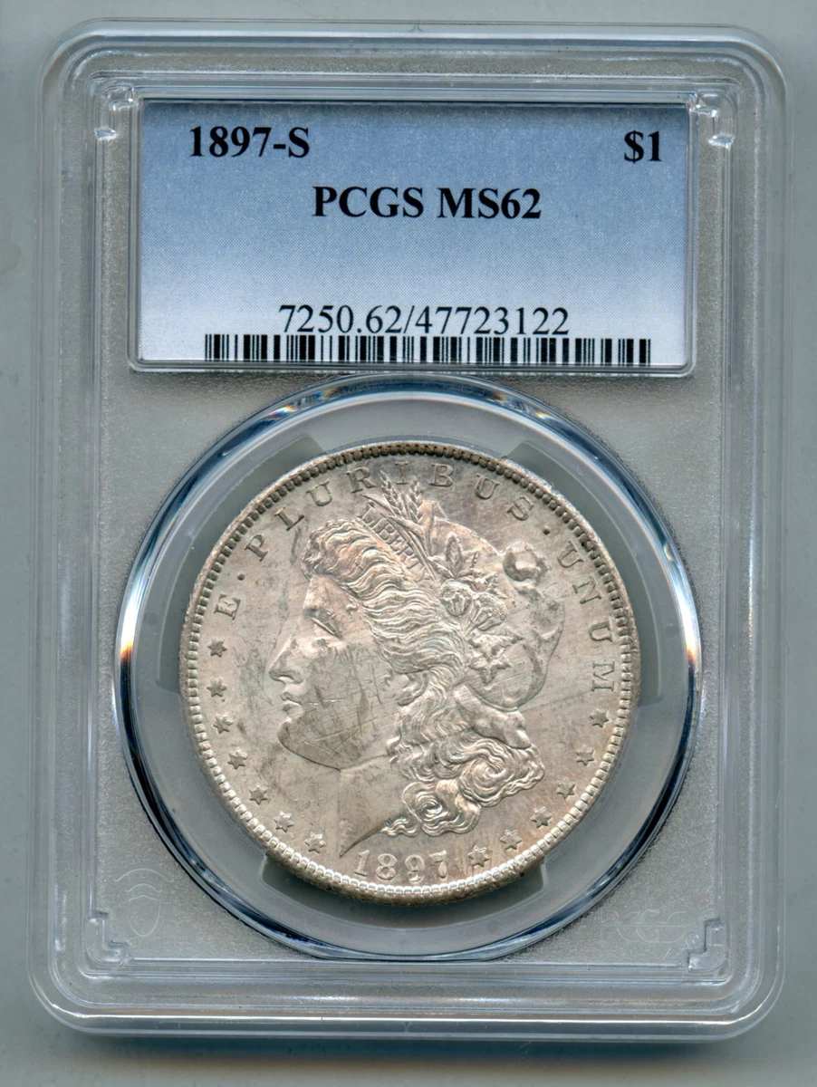 MS 62 Graded 1897 Year Morgan US Dollars (1878-1921) for sale | eBay
