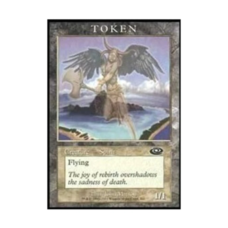 WOTC MtG Magic Player Reward Promos Spirit Token (Planeshift) (P) EX - Image 1 of 1