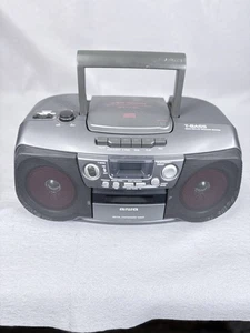 AIWA CD CASSETTE STEREO BOOMBOX CSD-TD901 WORKS GREAT - Picture 1 of 12