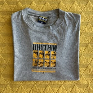 Vintage Rhythm Skateboards Forrest Kirby skate tee Large late 90s early y2k - Picture 1 of 8