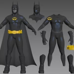 Batman Returns Batsuit magneti in PLA stampati in 3D inclusi - Foto 1 di 1