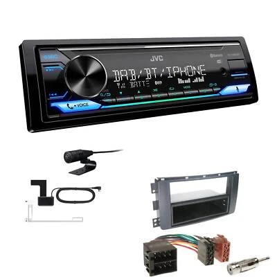 JVC Digital 1-DIN Autoradio DAB+ Bluetooth für Smart ForFour 2004-2006 - Bild 1 von 4