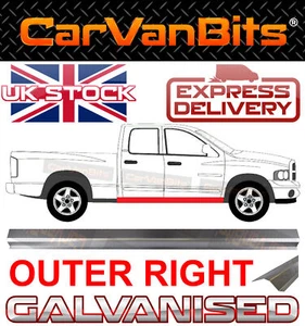 FOR DODGE RAM 02-08 SILL REPAIR BODY RUST OUTER PANEL 200CM RIGHT - Picture 1 of 7