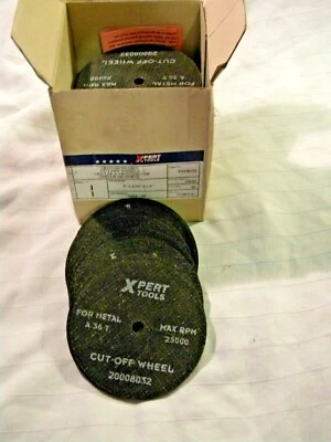 Xpert Tools Cut-Off Wheels 3" x 1/16" x 1/4" Box of 40 For Metal 20008032 A36T-B - Image 1 of 4