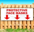 Protective Face Masks Directional Sign Advertising Vinyl Banner Flag Cdc