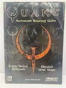 Vintage 1998 Quake Authorized Strategy Guide Covers Nintendo 64 BradyGames - Picture 1 of 23