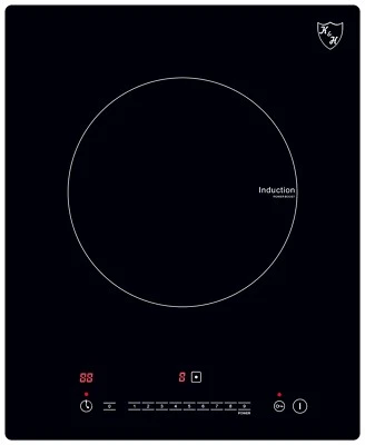 K&H Single Burner BUILT-IN Induction Ceramic Cooktop 120V 1800W SIN-1801 - Image 1 of 4