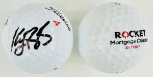 KEEGAN BRADLEY SIGNED ROCKET MORTGAGE CLASSIC GOLF BALL AUTOGRAPH RYDER CUP K1 - Picture 1 of 1