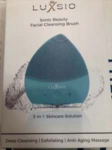 Sonic Facial Cleansing Brush 3 in 1 Skincare Solution Blue - Picture 1 of 3
