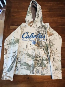Cabela's Youth Camo Hoodie Hooded Sweatshirt Size Large - Used - Picture 1 of 5
