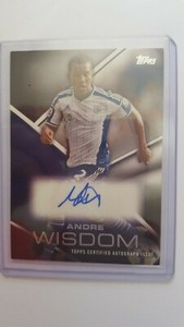 TOPPS PREMIER GOLD 2014 AUTO CARD ANDRE WISDOM PA-AW