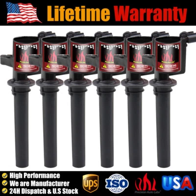 6 bobinas de encendido para Ford Escape Freestyle Five Hundred Taurus 3,0 L V6 2000-2009 Foto 1 de 4