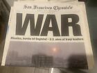 San Francisco Chronicle: IRAQ WAR /MISSILES, BOMBS HIT BAGHDAD/ MARCH 20, 2003