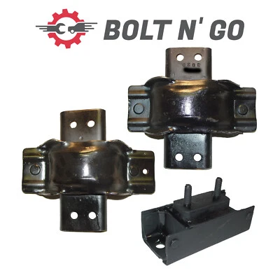 3PCS Engine Motor Mount Fits Ford F-250 F-350 F-450 F-550 Excursion 99-03  7.3L - Image 1 of 4