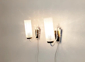 Mid century pair of sconces / wall lights, Swedish vintage lighting - Picture 1 of 8