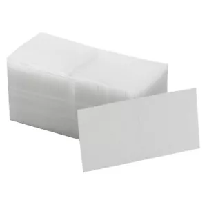 100 2x2 Portamonete Vinile Doppia Tasca Plastica Trasparente Pieghevole Inserti Senza PVC - Foto 1 di 8
