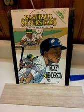 Baseball Superstars Comics #5  1992 Ricky Henderson HOF Athletics Yankees