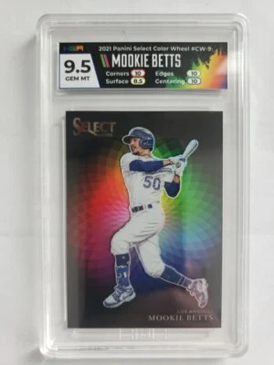 Mookie Betts SELECT COLOR WHEEL CASE HIT 2021 Dodgers - Image 1 of 4