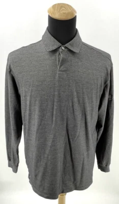 Polo de golf Tiger Woods manga larga gris talla grande Foto 1 de 4