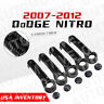 For Dodge Nitro 2007-2012 Door Handle Cover Exterior Trim Carbon Fiber Pattern