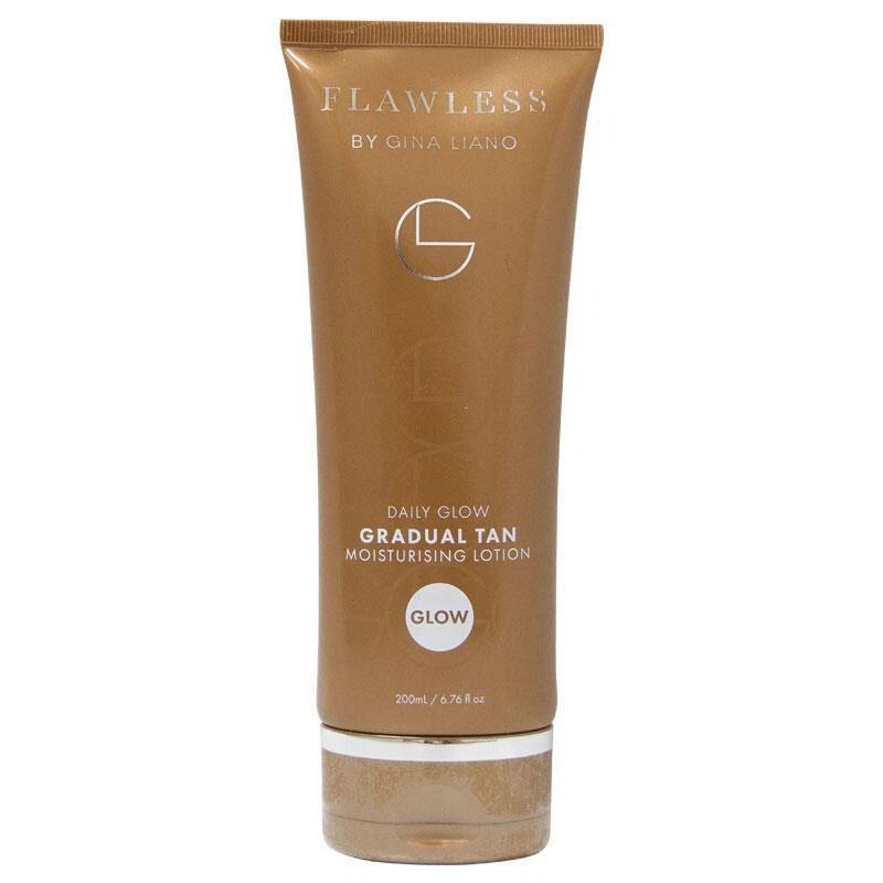 Gina Liano - FLAWLESS DAILY GLOW Gradual Tan Moisturising Lotion - 200mL NEW - Image 1 of 1
