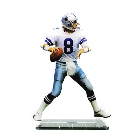 Troy Aikman Figure - #8 of Dallas Cowboys Passing the Ball Figurine Ornament Cover