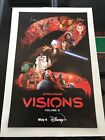 Affiche de la saison 2 de Star Wars Visions - SWCE Londres 2023 - Disney+ Series 17L x 11W