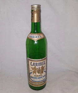 Leerer Karmel Israel Concord Weinflasche jüdisch hebräisch Haggada Seder 1966 Traube - Bild 1 von 8