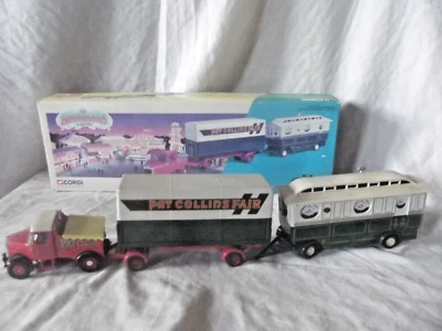 Corgi Diecast Model Scammell Highwayman with Trailer & Mobil Home Trailer Boxed - Image 1 of 4