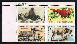 US 1467A = Wildlife Conservation Black Multi Impression ERROR / EFO = MINT VF NH - Picture 1 of 6