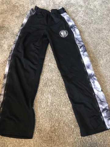 ZipWay NBA Pants Youth L 14/16 Brooklyn NY Stitched Logo Basketball Rare Vintage Cover